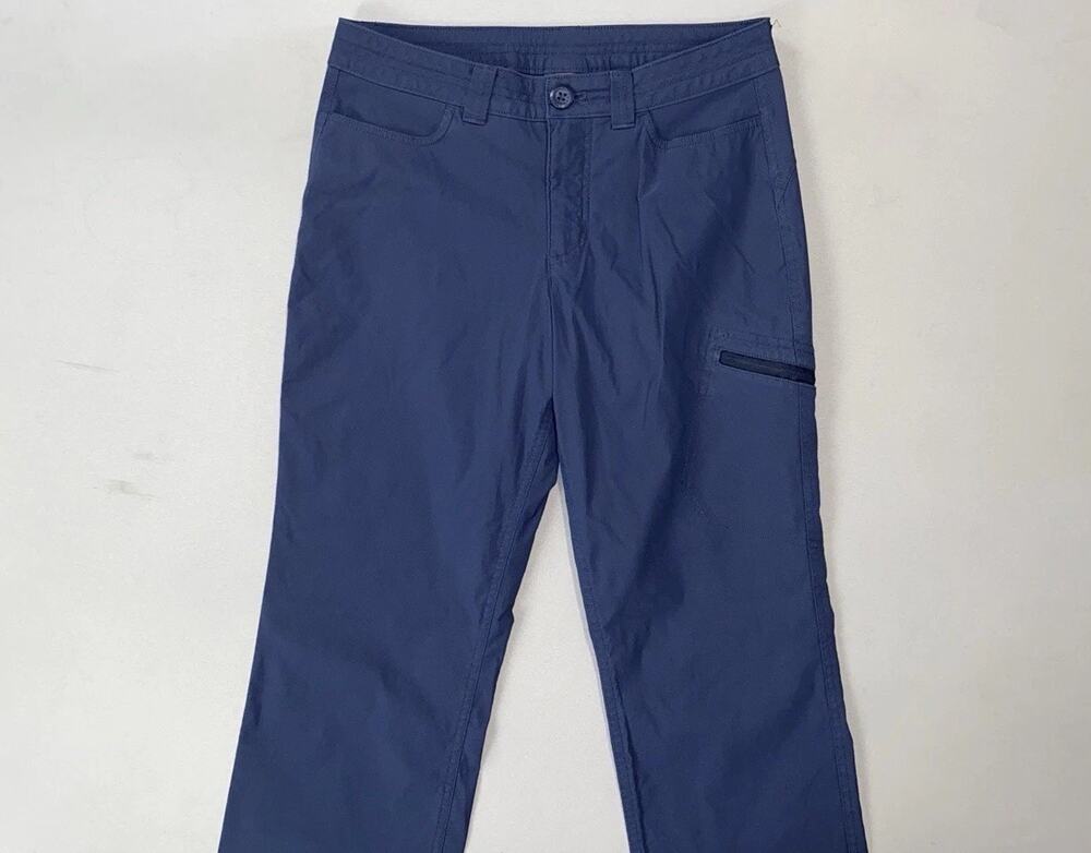Eddie Bauer 0087 Women's Rainier Stretch Nylon Hiking Pants. Navy, Size 4. EUC!